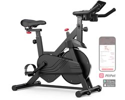 Sensova Hometrainer – Hometrainer Fiets – Magnetische Fietstrainer met 32 Weerstandsniveaus, Bluetooth & LCD-Display – Fitness fiets voor Thuis – Ergometer met Verstelbaar Stuur en Zadel – 100 kg Max. Gewicht