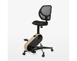 Skandika Office Bike - Deskbike voor het thuiskantoor, compatibel met Kinomap-app, fietszit tot 150 kg, 8 weerstandsniveaus | hometrainer, bureaufiets voor thuis, bureautafel, fietsbureau