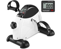 SNJY® Stoelfiets - Mini Hometrainer - Bureaufiets - 30x35x40 cm - Wit