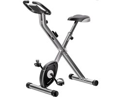 Sportana Hometrainer - Fitness - Fietstrainer - Inklapbaar - Zilver