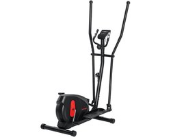 SPORTNOW-Elliptical Trainer-Staal-107x58x157cm-Zwart