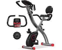 SportTronic X6 Hometrainer - Inklapbare fitnessfiets - Rood/Zwart