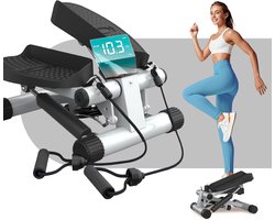 Stepper Fitness - Hometrainer - Crosstrainer Mini - Zilver grijs
