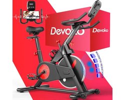 Stille Fiets met Magnetische Weerstand en LCD Monitor voor Thuis