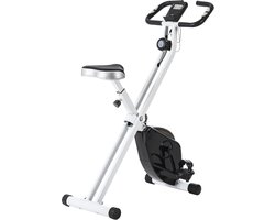 Stille opvouwbare hometrainer met 8 niveaus magnetische weerstand en hartslagsensor