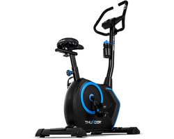 THUNDER® Hometrainer | TRIX | ELEKTROMAGNETISCHE-FIETS | Robuust en Stil | Bluetooth® | Verstelbaar zadel | LCD-display | Hartslagmeter | Elektronische weerstand | Transportwielen | Compatibel met trainingsapps | Voor thuisgebruik | Tot 150 kg gebrui