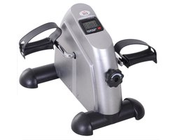 Trainingsfiets apparaat met LCD-display metaal zwart 39 x 40 x 31 cm Trainingsfiets - HomeFit