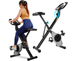 Trex Sport TX-340XB Briz - Hometrainer - Magnetisch - Opvouwbare X-bike - Grijs