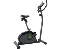 Tunturi Cardio Fit B40 Hometrainer - 8 weerstandsniveaus - Voorzien van tablethouder en transportwielen - Fitnessfiets met lage instap