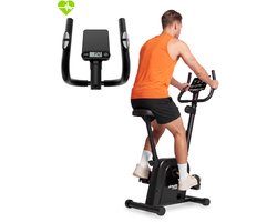 VirtuFit HTR50 Hometrainer - Fitnessfiets voor Thuis - 8 Weerstandsniveau's - Incl. Hartslagsensoren - Zwart