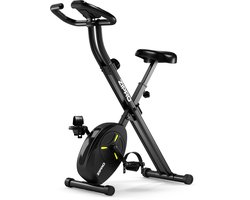 ZIPRO Eclipse X, Hometrainer Fiets, Fitness Fiets, Gemakkelijk te transporteren, Antislippedalen, Homegym, Stabiele structuur, Max. gebruikersgewicht 110 kg, Zwart