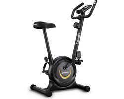 ZIPRO One S Gold - Hometrainer Fiets - Fitness Fiets - Magnetische Fiets - Hartslagsensoren - Gemakkelijk te transporteren - Antislippedalen - Homegym - Stabiele structuur - Max. gebruikersgewicht 110 kg - Zwart en Goud