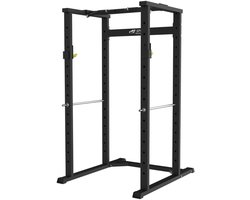 AJ-Sports Power Cage – Squat Rack met Safety Spotters – Multi Grip Pull Up Bar – Haltersteunen