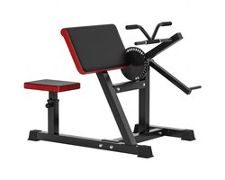 Atlasyx fitnessbank - Krachttraining - Arm trainer - Trainingsbank - Thuis fitness - 2-in-1 Training - 25 Trainingshoeken - Zwart