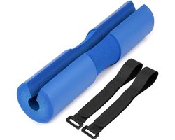 Barbell Pad - Nekbeschermer - Barpad Squat Fitness Halter - Schouderpad Halterstang Hip Thrust Blauw