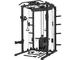 BodyCraft Super Gym SG1 – Alles-in-één Krachtstation met Kabeltrek en Verstelbare Katrollen – Geschikt voor Thuisgebruik
