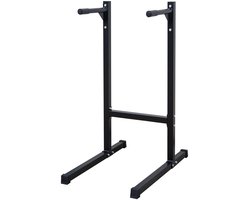 BolFlow® Dip station - Multifunctioneel - Stabiel - Fitness - EVA Antislip handgrepen & Antislipvoeten - Robuust tot 226 kg - Zwart