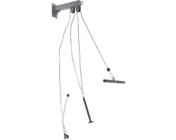 CINK StrengthGear Premium Wandgemonteerd Kabelsysteem – Home Gym Pulley Set – 150kg Belastbaar – Lat Pulldown & Triceps Trainer – Compleet Fitnessstation