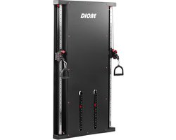 DIONE Cable Crossover 2x 100KG PRO - Fitness Station - Homegym - Super Compact