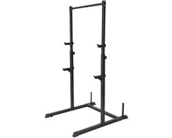 Fitnesstrainer voor pull-ups en krachttraining, zwart
