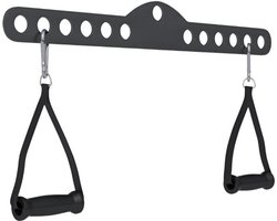 Gorilla Sports Lattrekstang 75 cm - Verstelbaar - Lat pulldown - Incl. handgrepen