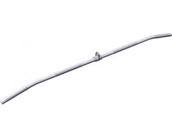Gorilla Sports Lattrekstang - Handgreep - 118 cm - Lat Bar