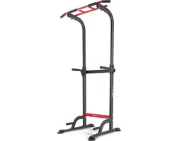 Hop-Sport HS-2012K – Power Tower – Verstelbare Optrekstang – Dipstation – Push-Up Steunen