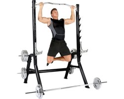 Inspire Squat Rack met optrekstang - zwart