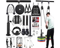 Kabel Katrol Systeem voor Thuis Krachttraining - Latpull Down en Triceps Pull Down Apparatuur