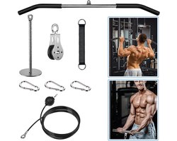 Kabel Trekkingsysteem voor Thuisfitness met Lat Pulldown Stang
