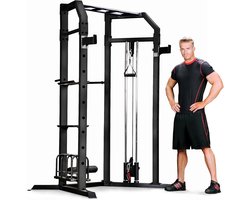 Krachtkooi voor Thuistraining - Optrekstang, Dips en Kabelkatrol