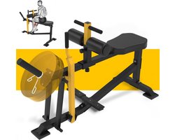 Kuitmachine Wegentraine Kuitstretcher Zittend Beentrainer Voor Thuis – Krachtbeentrainer En Been Trainingsapparaat – Training Seated Kuitraise Machine