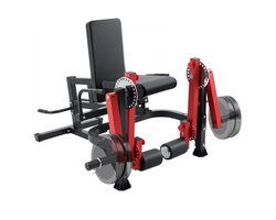 Leg Extension & Leg Curl Apparaat - Zittende Trainingsbank - Verstelbaar - Onderlichaamstraining - Voor Home Gym - Laadvermogen 317 kg