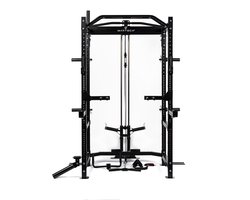 Martech M1 – Power Rack / Power Cage – Inclusief Attachments – Heavy-Duty Staal – Modulair & Uitbreidbaar