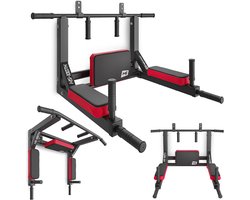 Multifunctioneel Klimrek en Dipstation voor Thuisgebruik - Wandmontage Krachttraining
