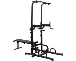 Multifunctionele Dip Station voor Calisthenics en Krachttraining - Vrijstaand Fitnessapparaat voor Thuisgym