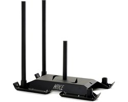 Nike Strength Sled – Krachttrainingsslede voor Volledige Lichaamstraining, 225 kg Max. Belastbaar, Inclusief Ski's en Gripstangen