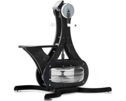 NOHRD WaterGrinder Zwart - Bovenlichaamtrainer - Zwart gebeitst eikenhout