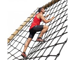 OBSTACLE SHOP - Klimnet - Polyprop Zwart