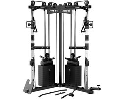 PH Fitness V-Frame Cable Crossover – Dubbele Pulley Krachtstation – 160KG Gewichtstapels – Full Body Rack – Compact & Professioneel – Home Gym