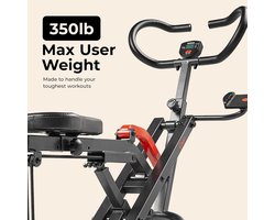 ProGlide Assist Squat Machine 350LB – Multifunctionele Home Gym Squatrek, Glute & Core Training Fitnessapparaat 135,4x55,6x137,4 cm