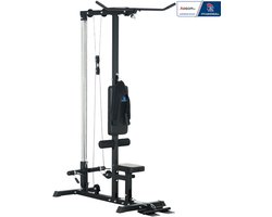 SPORTNOW-Power Tower-140x108x197cm-Staal-Zwart