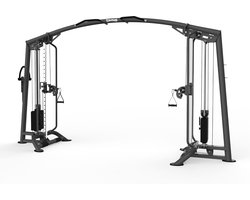 Taurus Elite Crossover Cablepullstation – Professioneel Dubbel Kabelstation met Pull-up Functie – 2 x 67,5 kg Gewichtsstapel – Verstelbaar in 21 Hoogtes