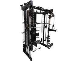 Taurus MS45 Pro E-Multi Smith Station – Alles-in-één Krachtstation met Elektronische Weerstand, Smith-Machine & Pulley Systeem – Thuis & Semi-Professioneel Gebruik