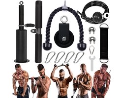 Thuis Fitness Katrol Kabel Systeem voor Krachttraining Biceps Triceps Schouders en Rug