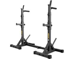 Trex Sport TX-100S - Squatstandaards - Verstelbaar - Met dipbars - 250 kg
