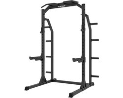 Tunturi HR60 Half Rack Krachtstation - Fitnessmachine voor het hele lichaam - Plate loaded homegym - Maximaal 300 kg belastbaar