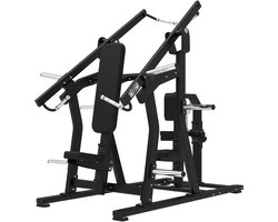Tunturi Platinum Borst En Rug Krachtstation - Fitnessmachine voor borst en rugtraining - Plate loaded homegym - 200 kg maximaal gewicht - V-series