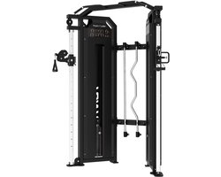 Tunturi Platinum Functional Trainer - Fitness apparaat - Train alle spiergroepen - Homegym met 200 kg stapelgewicht - Selectorized - V-series