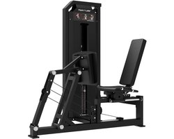 Tunturi Platinum Seated Leg Press Krachtstation - Fitnessapparaat voor beentraining - Homegym met 200 kg stapelgewicht - Selectorized - V-series